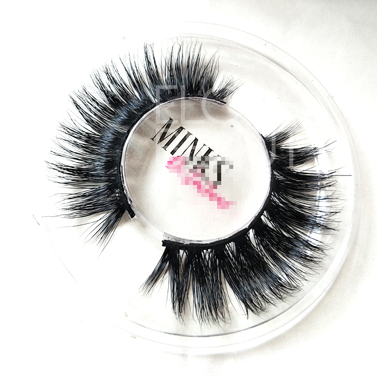 Factory supply mink 3D double eyelashes with private label box ED133